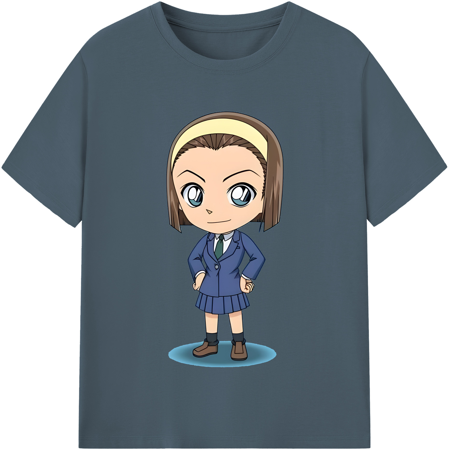 （画像用） 名探偵コナン 吉田 歩美 よしだ あゆみ Detective Conan my Yeager 綿100％半袖Tシャツ（フロントプリント）